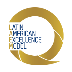 Latin american excellence model logo