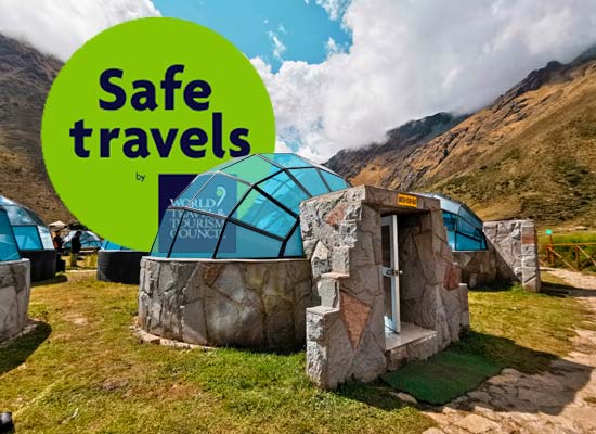 Sello Safe Travels 2021 a Salkantay Trekking